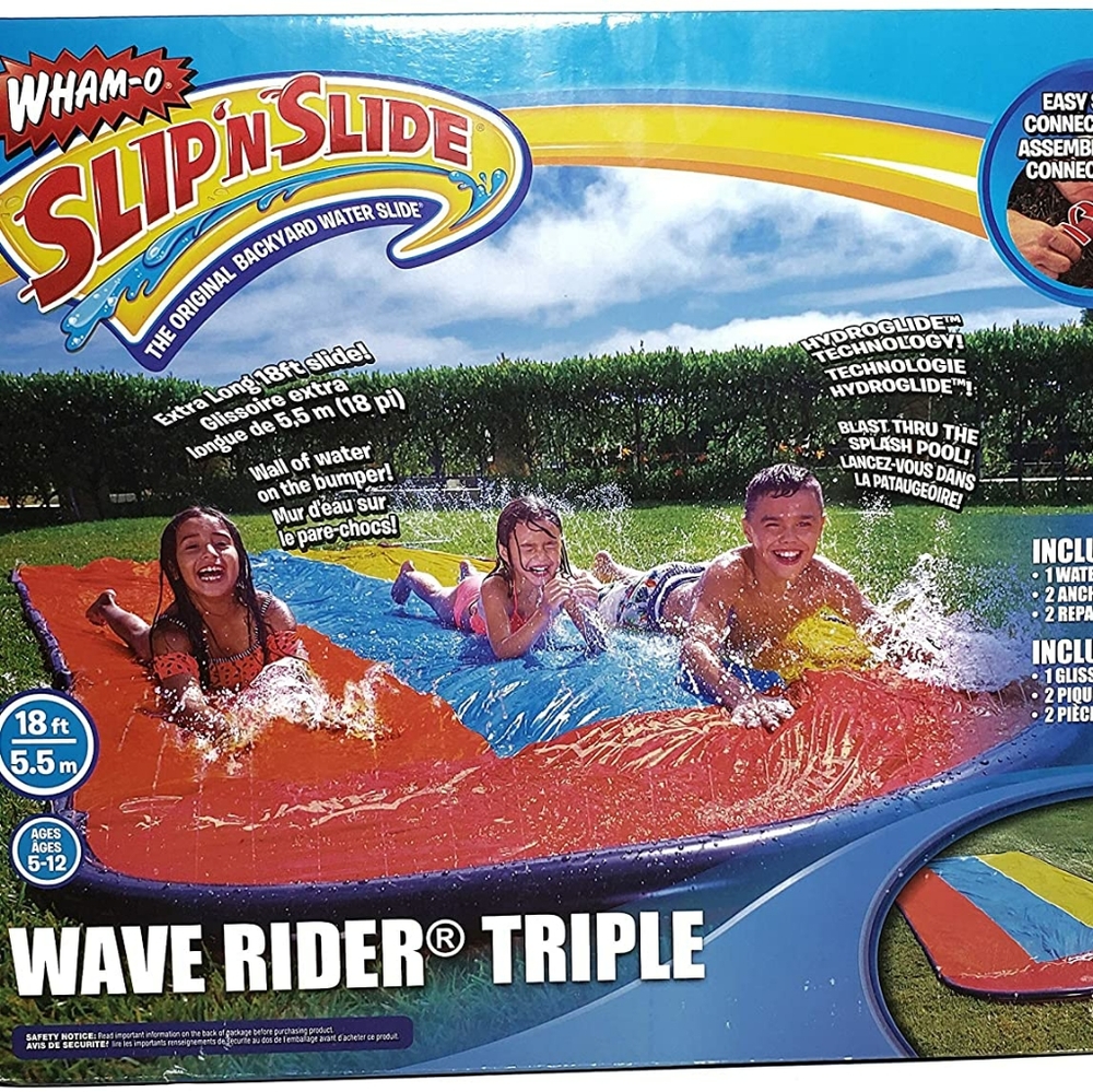 NEW Wham-O Slip 'n Slide Wave Rider Triple